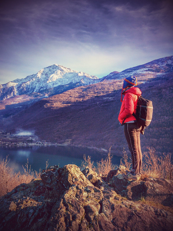 Como Lake. Landscapes belong to the people who look at them