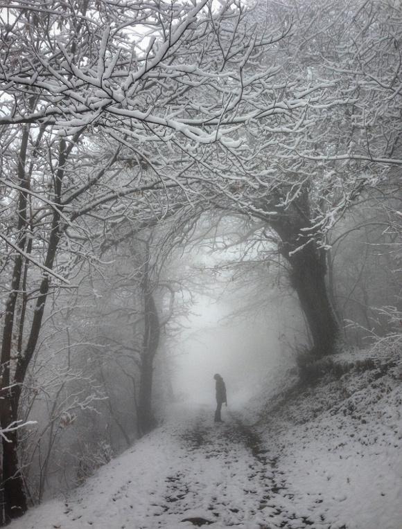 Costiera dei Cech in winter