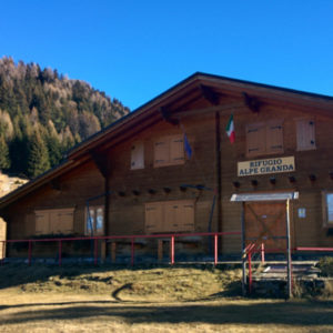 Hike Rifugio Alpe Granda. Starting from the place of Valbione