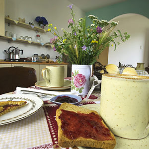 La sala colazione del B&B Costiera dei Cech