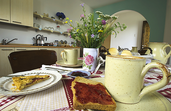 La sala colazione del b&b Costiera dei Cech