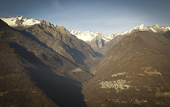 La Val Masino vista dalla Colmen