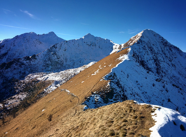 Panorama dalla Cima Rosetta in Valgerola - Valtellina