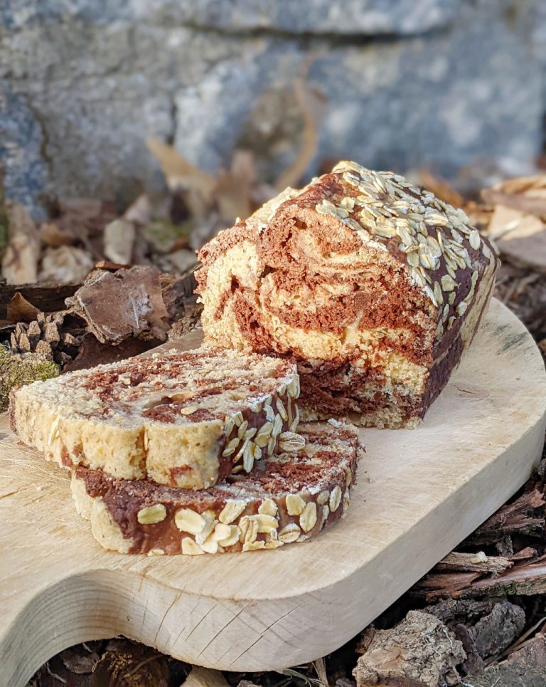 Plumcake vegano con okara di avena e cacao.